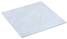 vidaXL Vloerplanken zelfklevend 5,11 m² PVC wit marmerpatroon