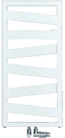 Zehnder Ribbon handdoekradiator 166.1x60cm 743watt Staal Wit glans rb-170-060