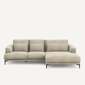 XL hoekbank rechts in linnen fluweel, MARSILE