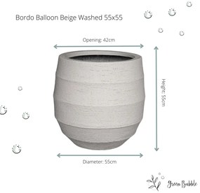 Pot Bordo Balloon Sand
