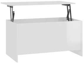 vidaXL Salontafel 102x55,5x52,5 cm bewerkt hout hoogglans wit