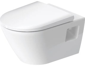 Duravit D-Neo wandtoilet zonder zitting 37x54x40cm Wit Hoogglans 25780900001