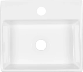 Saqu Fontein 1 kraangat 33,5x29x11 cm Wit