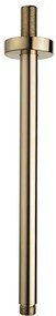 Mueller Gold inbouw regendouche met 20cm hoofddouche en plafondarm 30cm messing geborsteld
