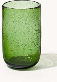 Mondgeblazen longdrinkglazen Hippolyte met luchtbellen, 4-delig