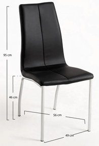 Humi Kunstlederen Stoel