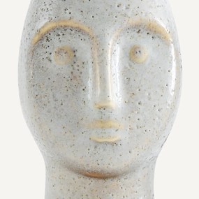 Set van 2 bloempotten in aardewerk, H10cm, Binome