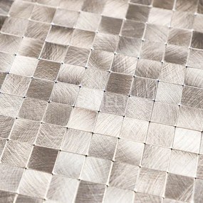 Zelfklevend Mozaïek Quadra Licht Goud - 30.5 cm x 30.5 cm x 0.40 cm | 0.5 kg | Paneli zelfklevende steenstrips