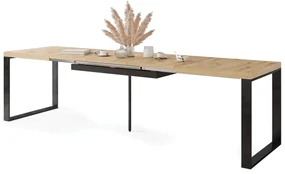 AVARI Artisan eiken - LOFT TAFEL VOOR WOONKAMER/EETKAMER UITKLAPBAAR TOT 290 cm!