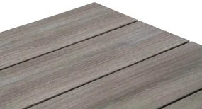 Tuinset 6 personen 240 cm Wicker Grijs Garden Collections Dublin/Valley