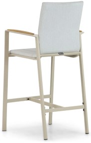 Barstoel Aluminium/textileen Taupe-naturel-bruin Lifestyle Garden Furniture Brandon