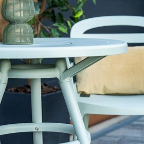 Garden Impressions Mira balkonset 3-delig - Faria tuintafel Ø60 cm - olijf