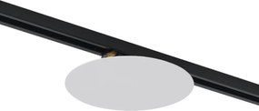 Moderne plafondlamp wit voor railsysteem 1-fase 2-lichts - Iconic Pulley