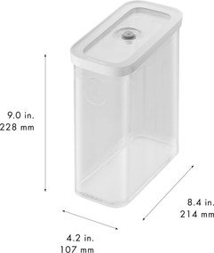 ZWILLING Fresh &amp; Save CUBE CUBE-doos 3M / 21 cm, transparant-wit - Fresh &amp; Save CUBE - ZWILLING