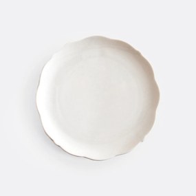 Set van 4 broodborden in porselein, Hirène