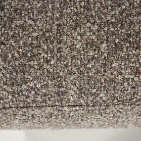 Fauteuil Met Houten Armleuning Taupe
