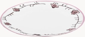 Ontbijtborden Midnight Flowers van Fine Bone China, 2-delig
