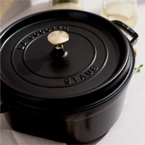 Staub La Cocotte Cocotte 26 cm / 5,25 l, Rond, Zwart - La Cocotte - Staub