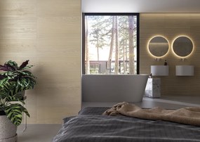 Jabo Valkiria wandtegel beige gestreept 30x75cm gerectificeerd