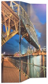 vidaXL Kamerscherm inklapbaar Sydney Harbour Bridge 120x170 cm