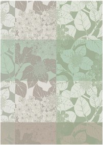 Katoenen theedoeken Mille in jacquardweving, 4-delig