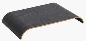 Eikenhouten tafelblad Curva voor wandrek