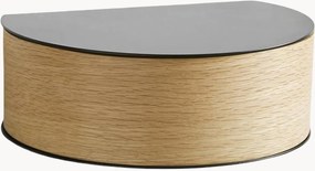 Houten wandnachtkastjes Wallie met lade, 2-delig