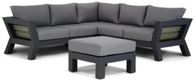 Hoek loungeset  Aluminium Grijs 5 personen Santika Furniture Santika Yovita