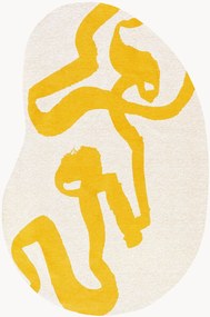 Wasbaar in- & outdoor vloerkleed Ribbon in organische vorm