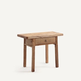 Kaptafel in massief iepenhout, Sumiko