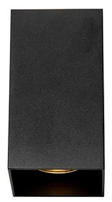 Design vierkante wandlamp zwart - Sabbir