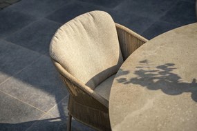 Taste by 4 Seasons Florence tuinstoel latte Tuinstoel   taupe weerbestendig