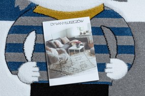 Tapijt PETIT CORSAIR PIRAAT SCHIP BOOT ANKER blauw
