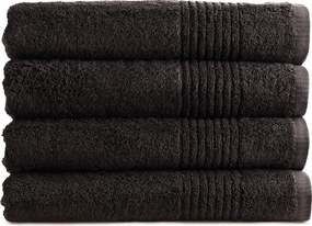 Handdoek Supreme Collectie - 4 stuks - 70x140 - zwart