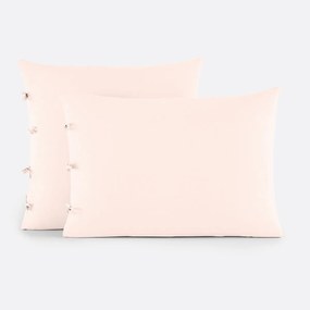 Effen kussensloop te strikken in katoen , Scenario