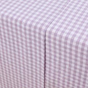 Plat laken in gewassen linnen, Acélie Lilas