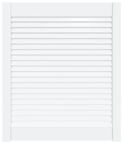 vidaXL Louvredeur 69x59,4 cm massief grenenhout wit