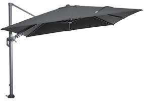 Garden Impressions Hawaii zweefparasol 300x300 cm - frame carbon black - doek zwart