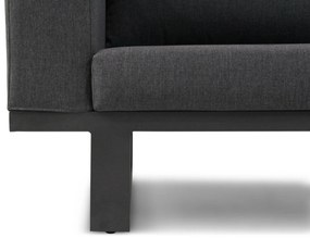 Hoek loungeset 5 personen Aluminium/Outdoor textiel/Aluminium/teak Grijs  Lifestyle Garden Furniture Club/Pacific