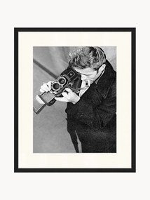 Ingelijste print James Dean met camera