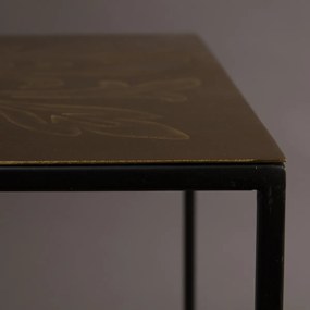 Dutchbone Saffra Vierkante Messing Nesttafels