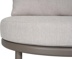 Tuinstoel Aluminium Taupe-naturel-bruin Santika Wave