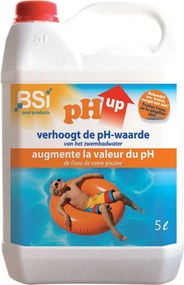 BSI pH Up liquid 5L - verhoogt de pH-waarde van je zwembad of spa