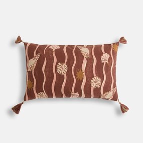 Rechthoekige kussenhoes 50x30 cm, katoen, KIANA