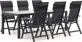 Diningset Bellagio  | 6 personen | Tuinset polywood | 7-delig | Kees Smit Tuinmeubelen
