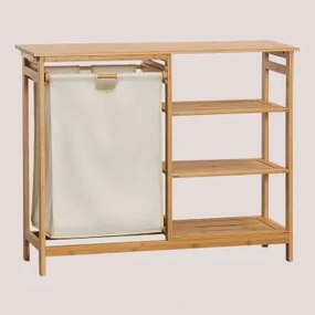 Kast Met Wasmand Casting Bamboe - Sklum