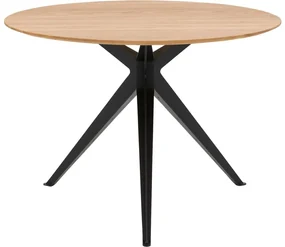 Goossens Excellent Eettafel Kopenhagen, Rond 110 x 110 cm
