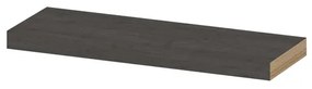 INK 20d wandplank - 60x20x3.5cm - voorzijde afgekant - tbv nis - MFC Oergrijs 1258701