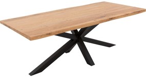 Goossens Eettafel Blade, Boomstamblad 220 x 100 cm 5 cm dik