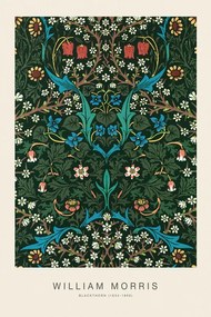 Kunstreproductie Blackthorn (Special Edition Classic Vintage Pattern) - William Morris, (26.7 x 40 cm)